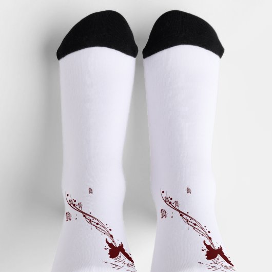 Der niedliche Schmetterling Socken (Oben)