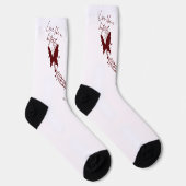Der niedliche Schmetterling Socken (Rechts)