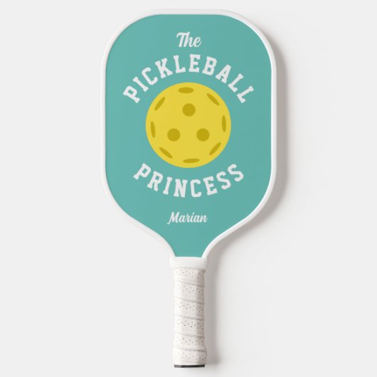 Der Niedliche Spaß der Pickleball Princess, der Aq Schläger (Vorderseite)