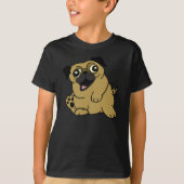 Der niedliche T - Shirt der Mops-Kinder (Vorderseite)