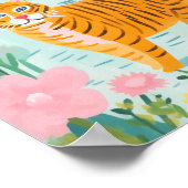 Der Niedliche Tiger Poster (Ecke)