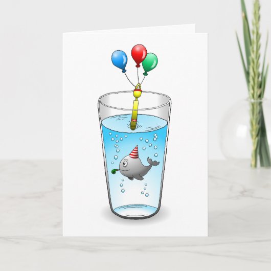 Der niedliche Wal des Party Einladung (Vorderseite)