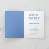 Der niedliche Wal des Party Einladung (Innenseite)