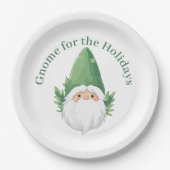 Der niedliche Weihnachtsmann für die Ferien Pappteller (Vorderseite)
