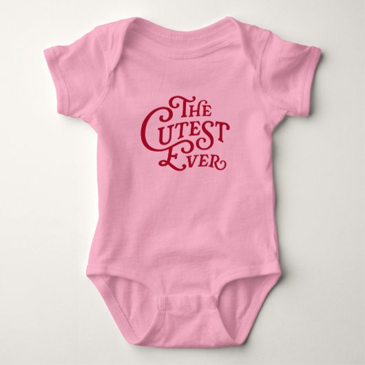 Der Niedlichste Baby Bodysuit Strampler (Vorderseite)