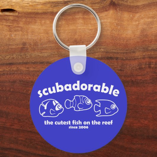 Der Niedlichste Fisch am Riff Schlüsselanhänger (Vorderseite)