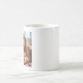 Der niedlichste Hund mit Pizza Kaffeetasse (Mittel)