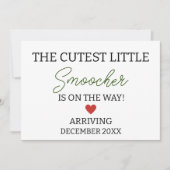 Der niedlichste kleine Raucher ist auf dem Weg zur Ankündigung (Vorderseite)