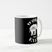 Der Niedlichste literalische Elefant aller Zeiten Kaffeetasse (VorderseiteRechts)