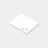 Der Niedlichste maltesische Welpenhund aller Zeite Post-it Klebezettel (angewinkelt)