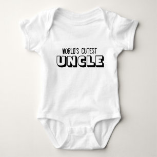 Der niedlichste Onkel T-Shirt der Welt Baby Strampler