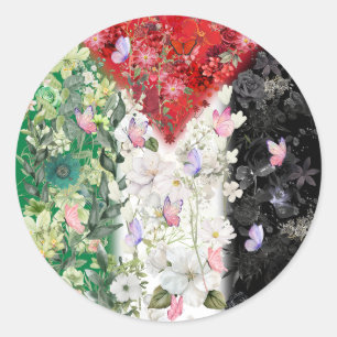 Der Niedlichste Palästinafoptikett aller Zeiten Runder Aufkleber