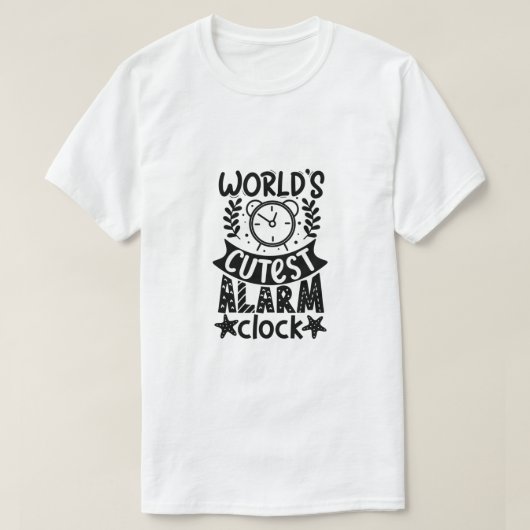 Der niedlichste Wecker der Welt - 01 T-Shirt (Design vorne)