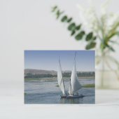Der Nil und die als Postkarte (Stehend Vorderseite)
