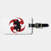 DER NINJA TON GEPÄCKANHÄNGER (Vorderseite horizontal)