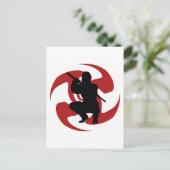 DER NINJA TONE POSTKARTE (Stehend Vorderseite)