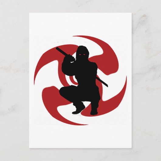 DER NINJA TONE POSTKARTE (Vorderseite)