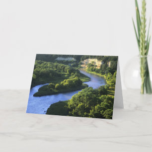 Der Niobrara-Fluss in der Nähe von Valentine Nebra Feiertagskarte