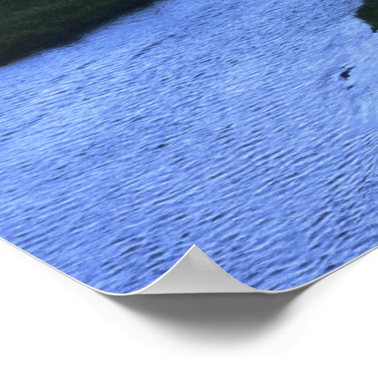 Der Niobrara-Fluss in der Nähe von Valentine Nebra Poster (Ecke)