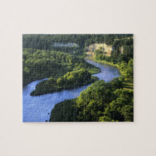 Der Niobrara-Fluss nahe Valentine Nebraska Puzzle
