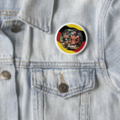 Der nomadische Eingeborene von Borneo-Insel Button (Beispiel)