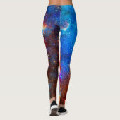 Der Nordamerika-Nebel Jigsaw-Puzzle Leggings (Rückseite)