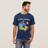 Der Norden erinnert an den Pro-Kanada-T - Shirt (Vorne ganz)