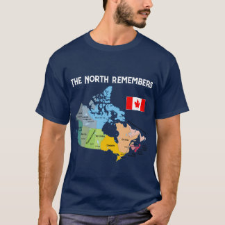 Der Norden erinnert an den Pro-Kanada-T - Shirt