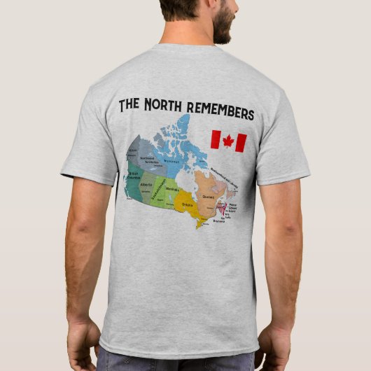 Der Norden erinnert sich T-Shirt (Rückseite)