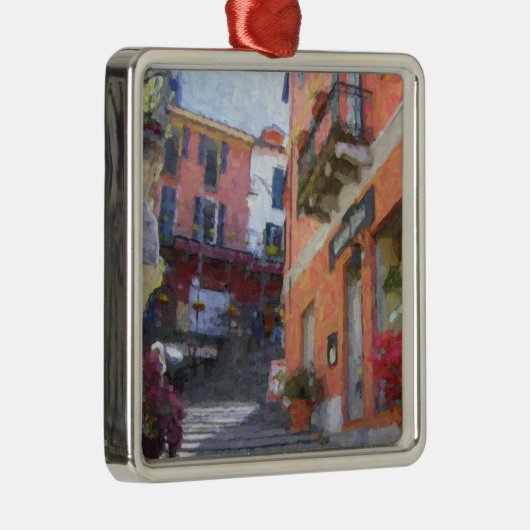 Der Norden von Italien-Verzierungen Silbernes Ornament (Rechts)