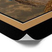 Der nordische Gott Odin Poster (Ecke)