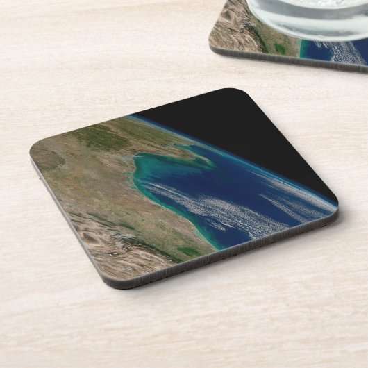 Der nördliche Golf von Mexiko. Getränkeuntersetzer (Linke Seite)