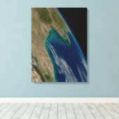 Der nördliche Golf von Mexiko. Leinwanddruck (Insitu (Holzboden))