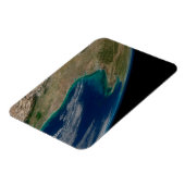 Der nördliche Golf von Mexiko. Magnet (Linke Seite)