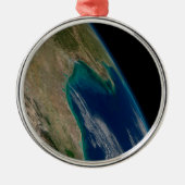 Der nördliche Golf von Mexiko. Ornament Aus Metall (Vorne)