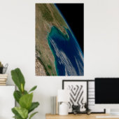 Der nördliche Golf von Mexiko. Poster (Heimbüro)