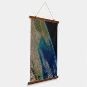 Der nördliche Golf von Mexiko. Wandteppich Mit Holzrahmen (Gewinkelt)