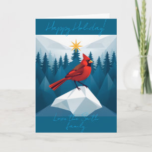 Der nördliche Kardinal-Weihnachtsspecial Karte