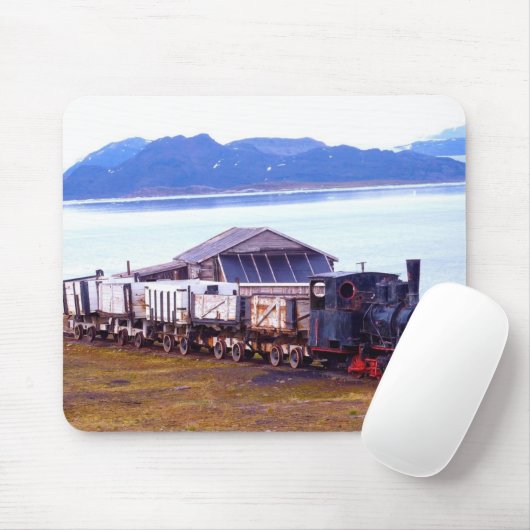 Der nördlichste Zug der Welt Mousepad (Mit Mouse)