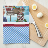 Der Nordpol protestiert Trump Kitchen Handtuch (Viertel Falte)