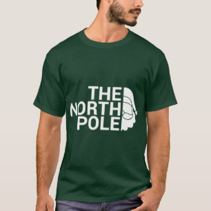 Der Nordpol Weiße lustige Weihnachts-pun-design T-Shirt