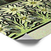 Der Nordstern von Alphonse Mucha Poster (Ecke)