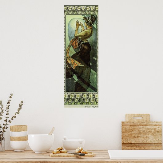 Der Nordstern von Alphonse Mucha Poster (Küche)