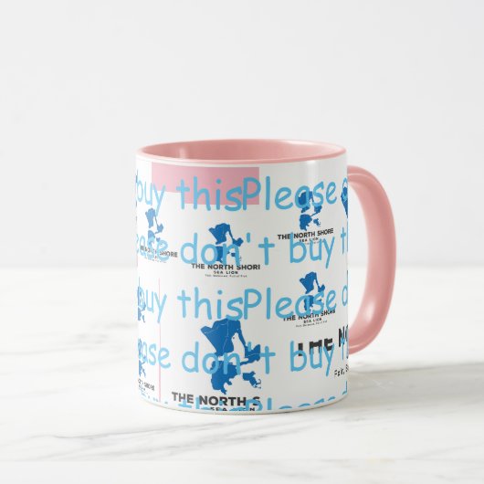 Der Nordufer-Seelöwe-Bevera-Oh Gott, den wir Tasse (VorderseiteRechts)