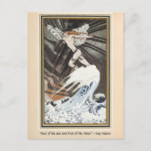 Der Nordwind überquert das Meer Kay Nielsen Postkarte (Vorderseite)