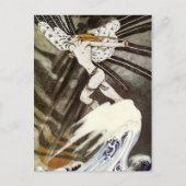 Der Nordwind überwindet das Meer Postkarte (Vorderseite)