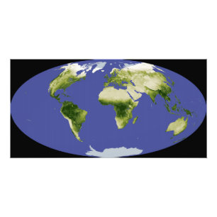 Der normierte Index für Unterschiedsvegetation Fotodruck