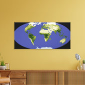 Der normierte Index für Unterschiedsvegetation Leinwanddruck (Insitu (Wohnzimmer))