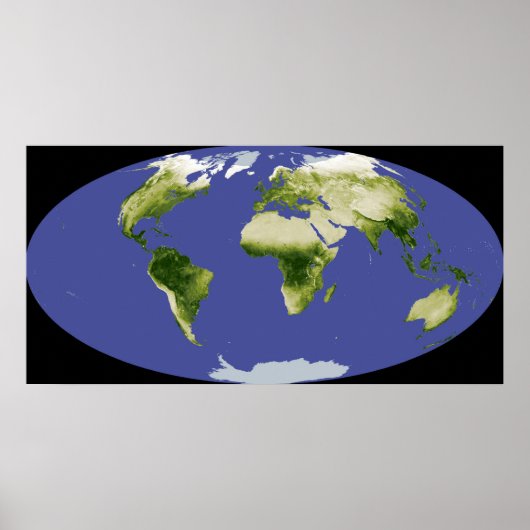 Der normierte Index für Unterschiedsvegetation Poster (Vorne)