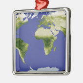 Der normierte Index für Unterschiedsvegetation Silbernes Ornament (Links)